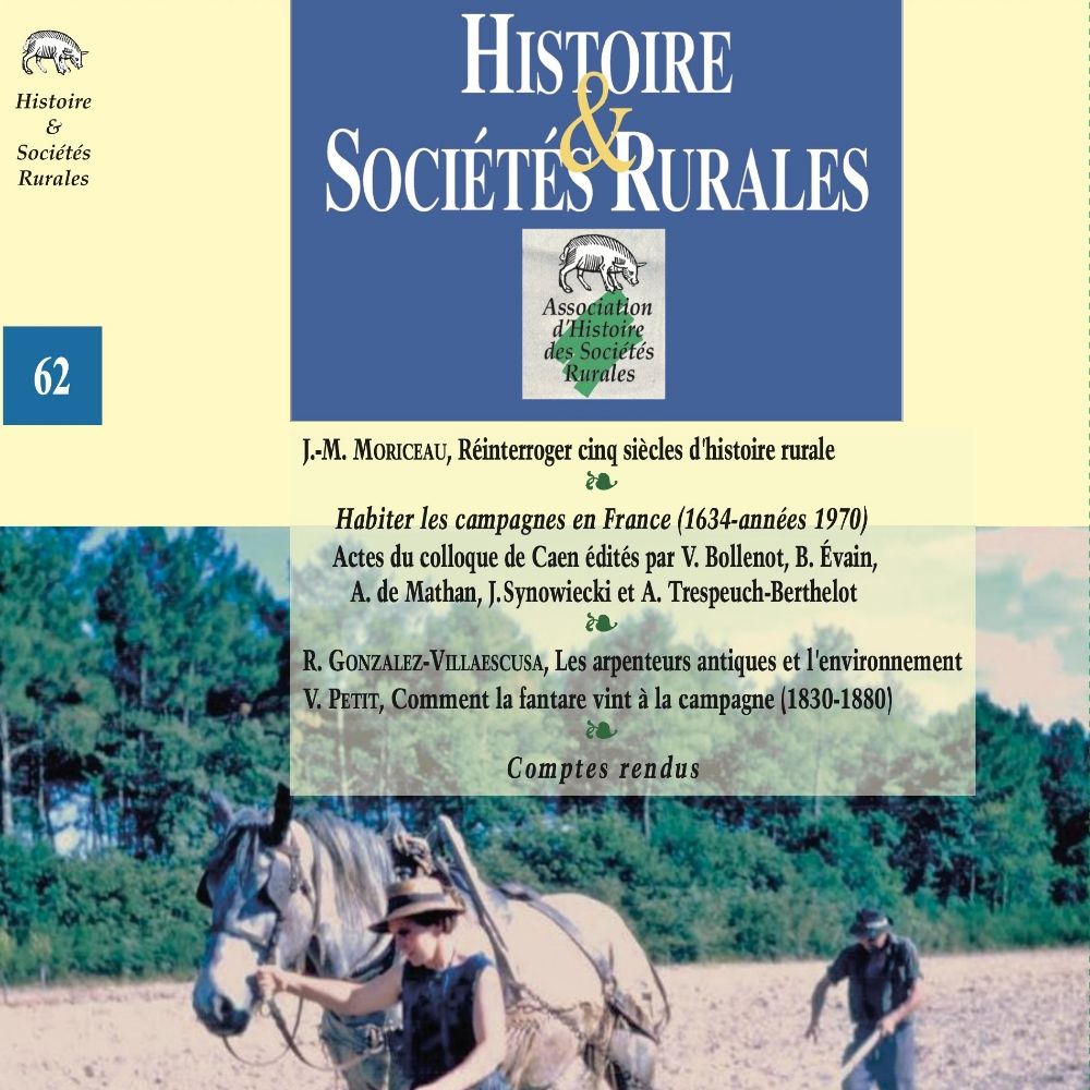 Histoire et Sociétés Rurales