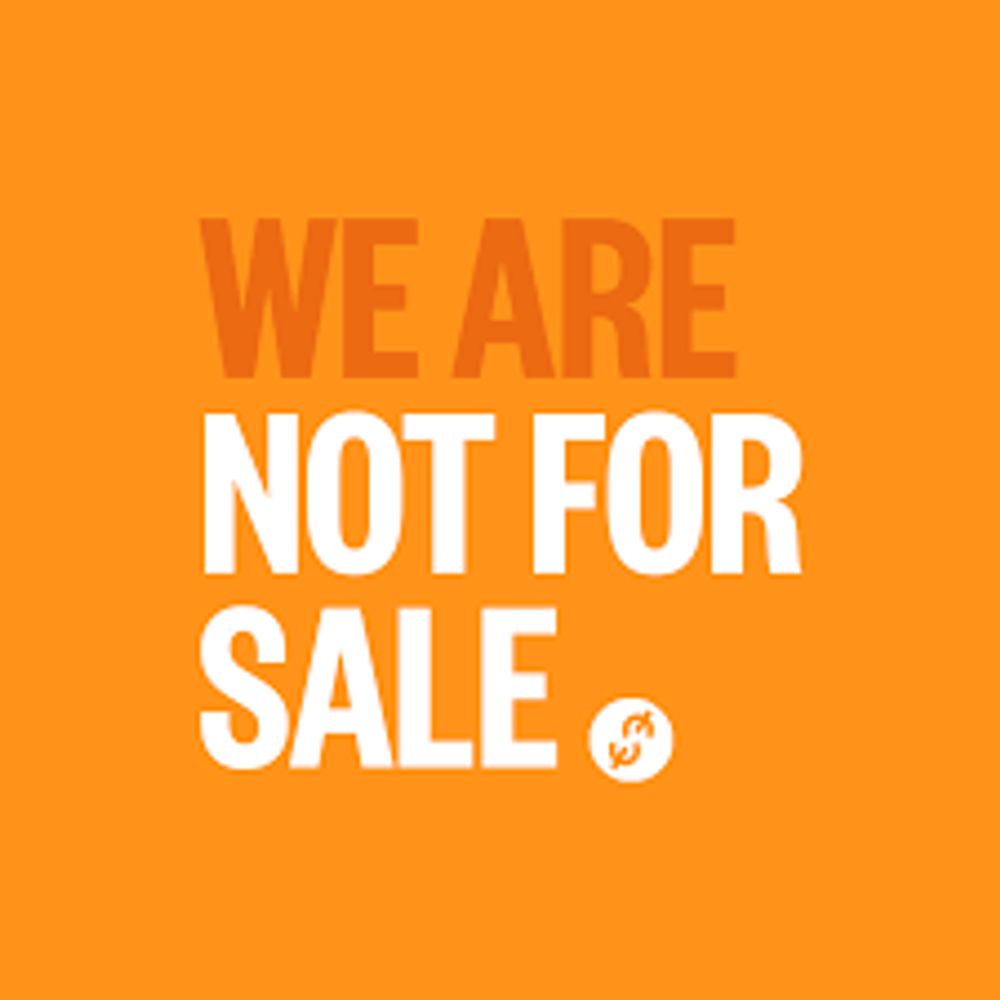 Not For Sale