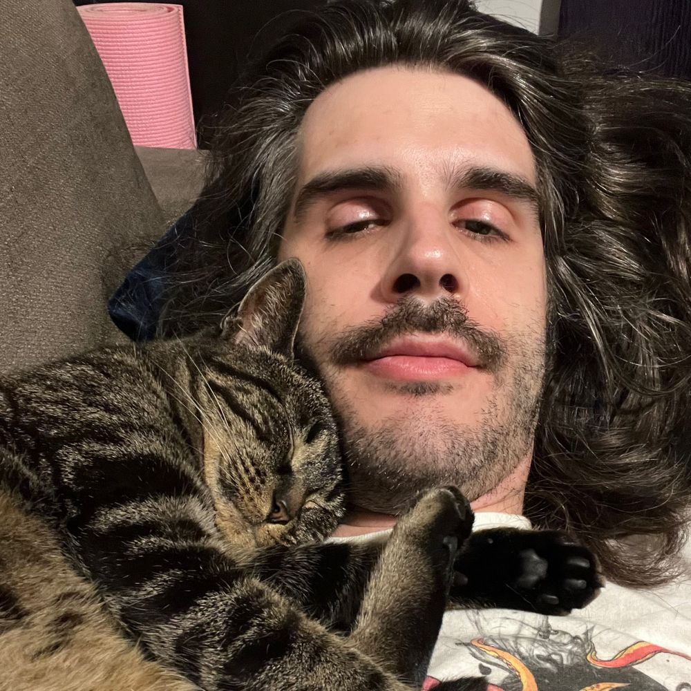 Matt, whose personality is just having a cat