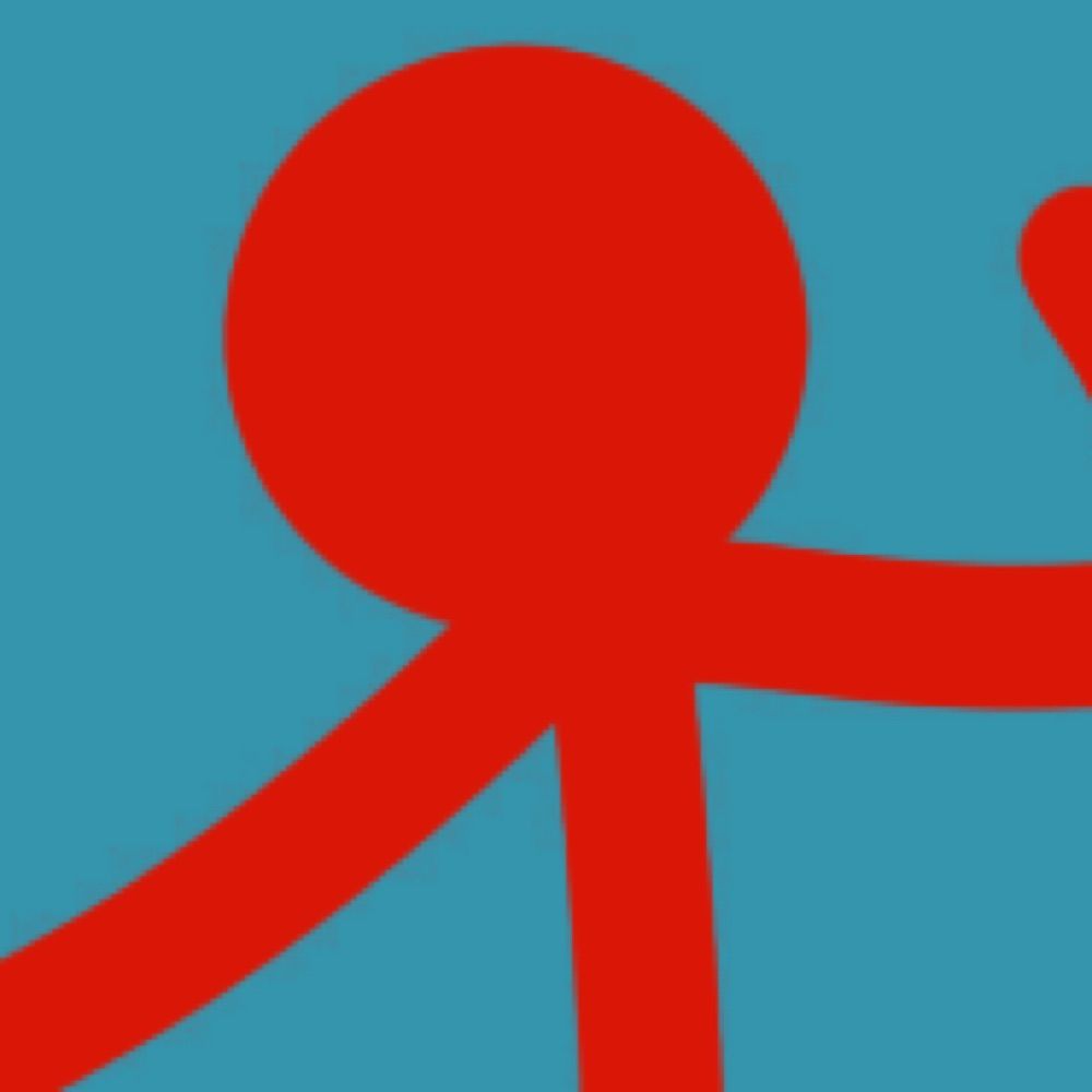 Red Stick Figure
