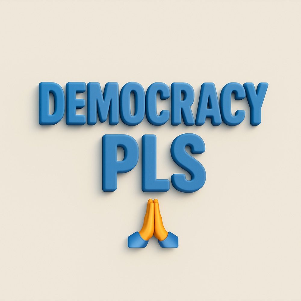 Democracy pls 🙏