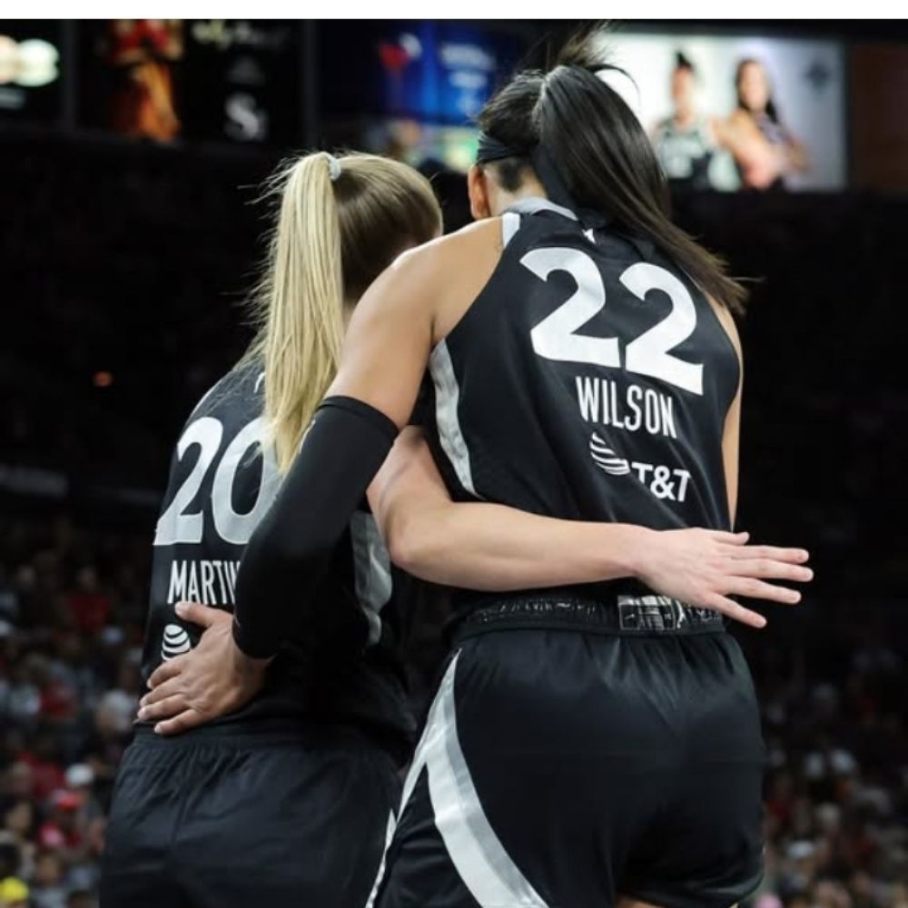 A'ja Wilson's White Tee