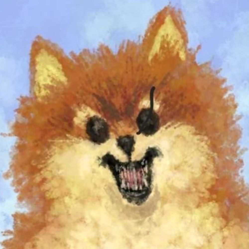 An Angry Pomeranian 生氣的博美 / 韓子