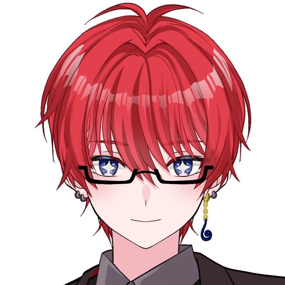 トウユ@新人Vtuber #赤髪 #スーツ男子