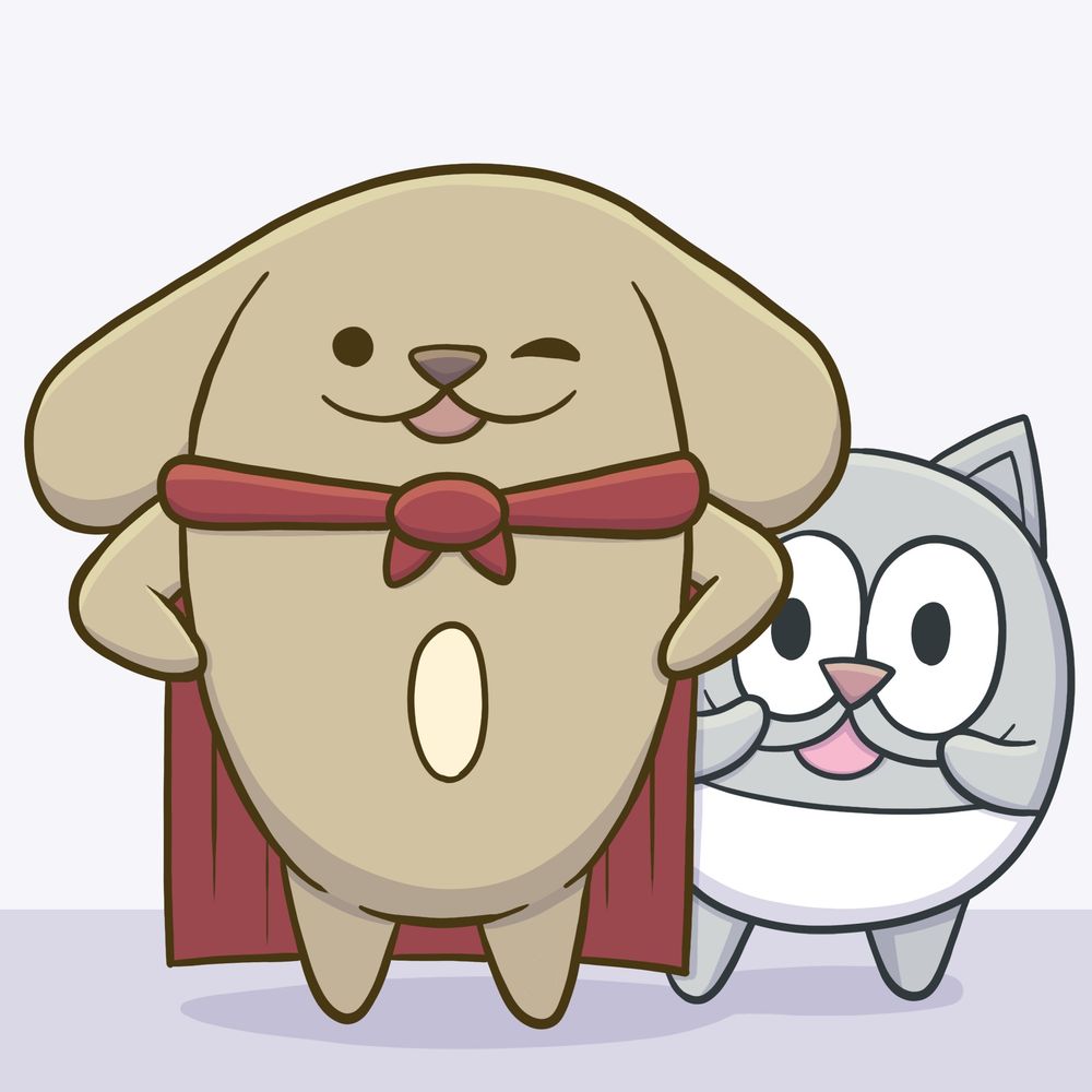 Mega Pup and Baby Cat
