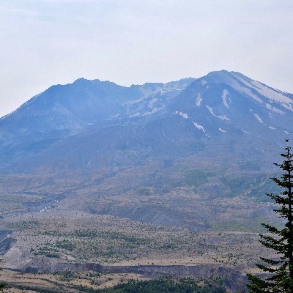 Mount St. Helens in 1980