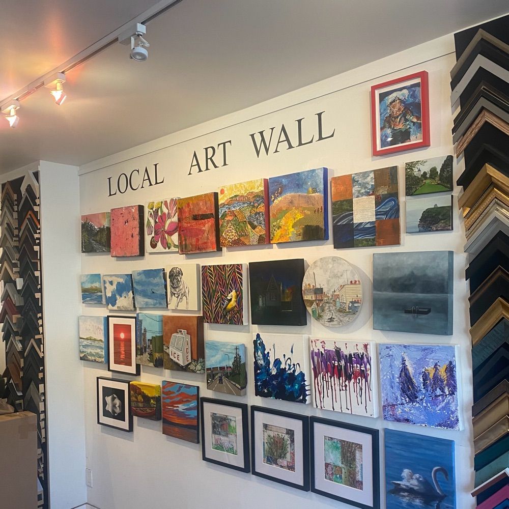 Artwall at Yellow House Framing
