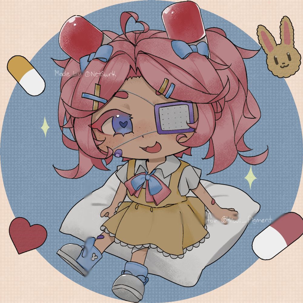 Kiwi Pigment 🐰✨🎨 art raffle in pin