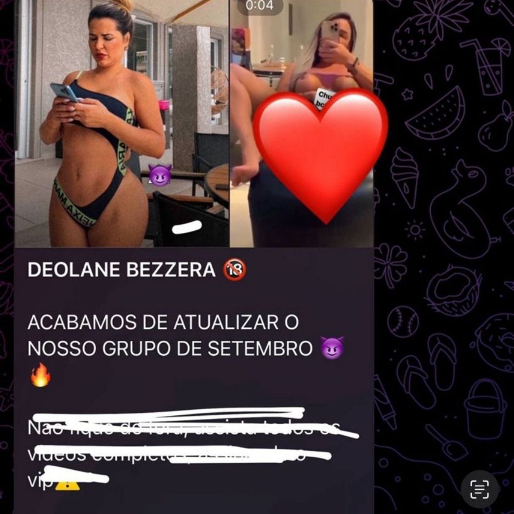 Vazados famosas