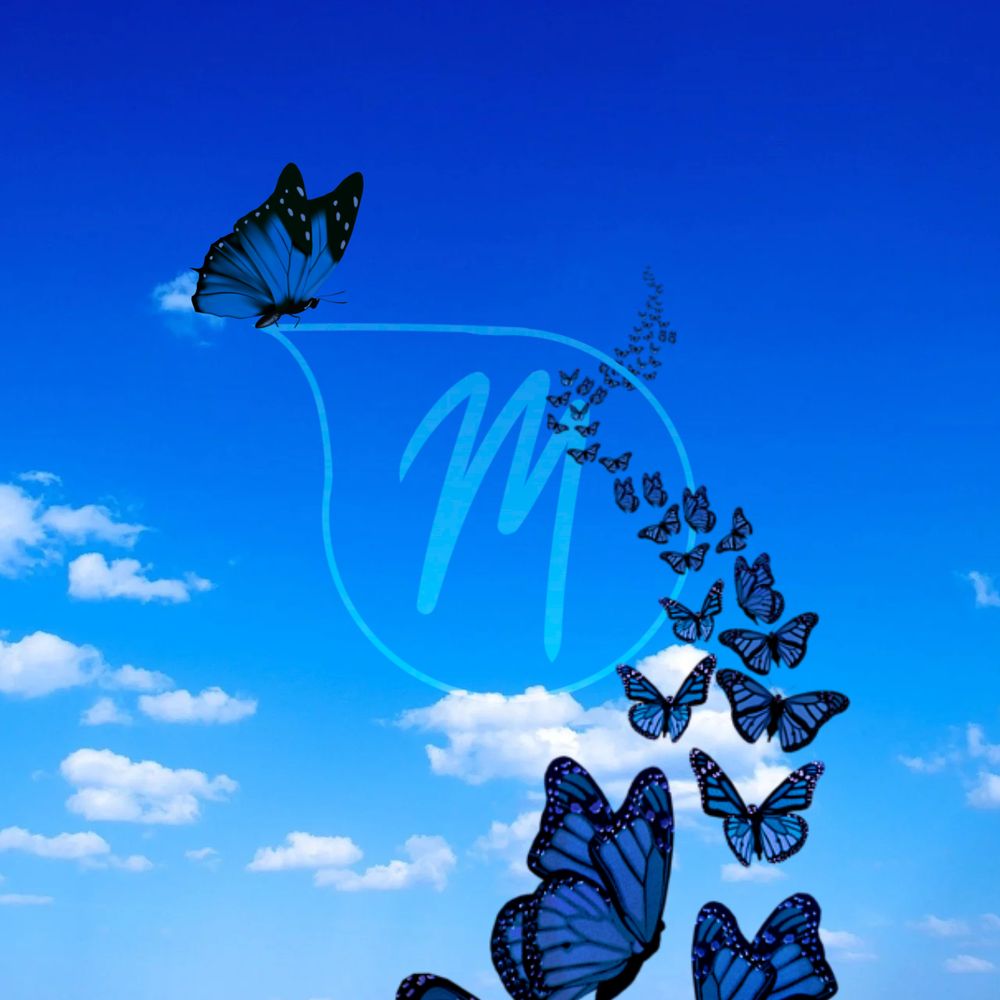 cursive m