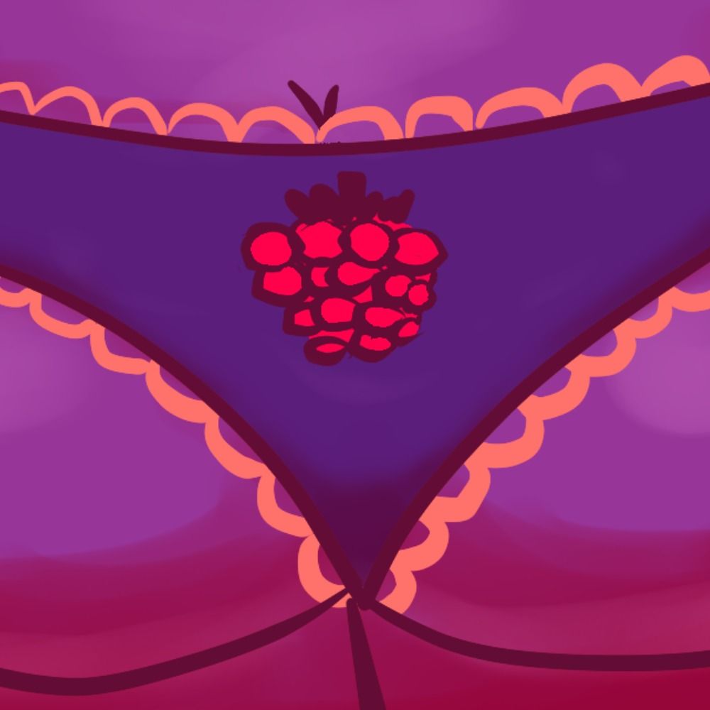 Rapberry Satin Panties