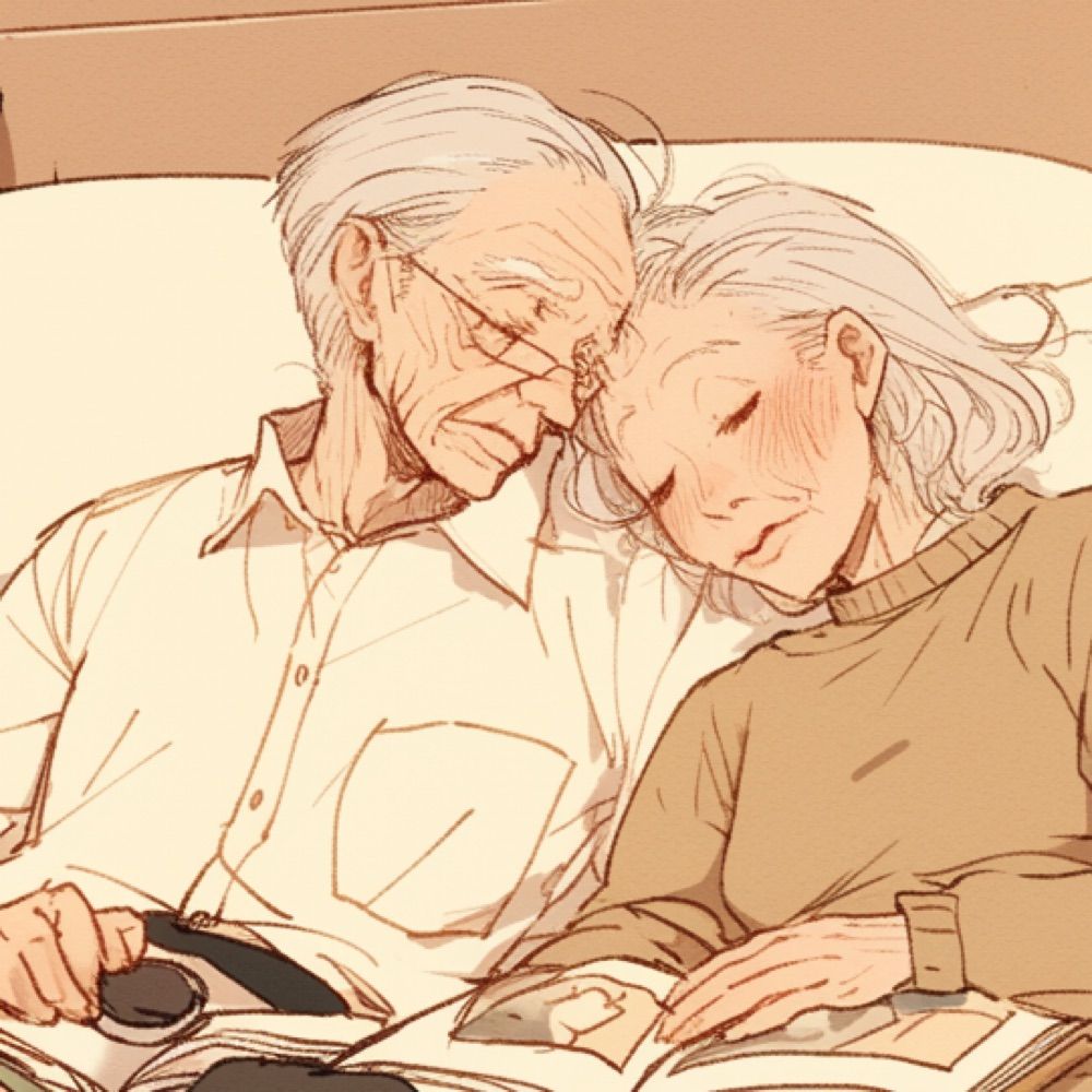 初老の夫婦
