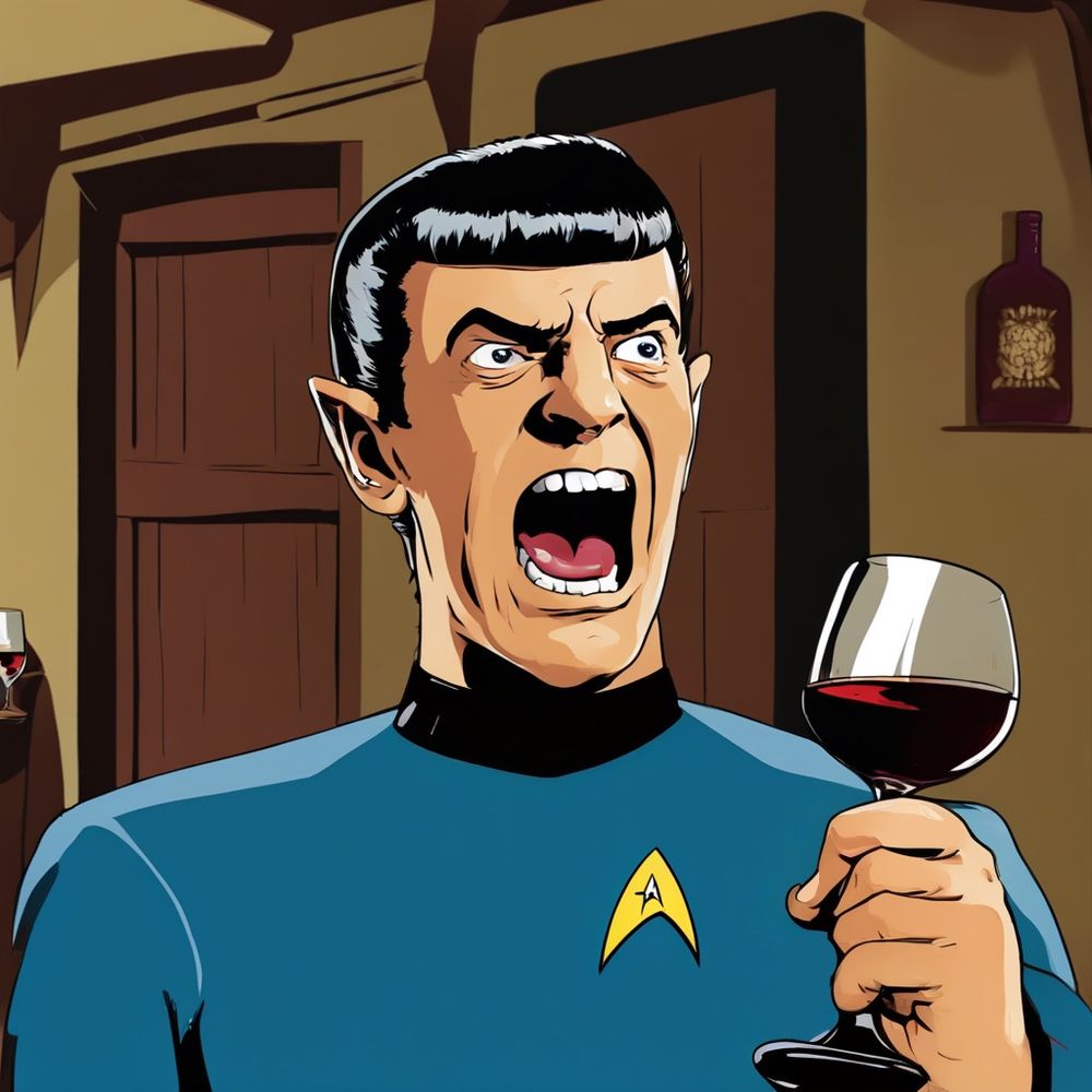 Drunk Vulcan 🍷🖖