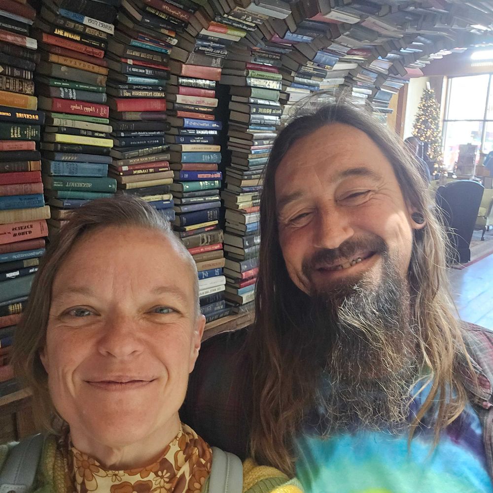 Happy hippies, Bonnie and Allen