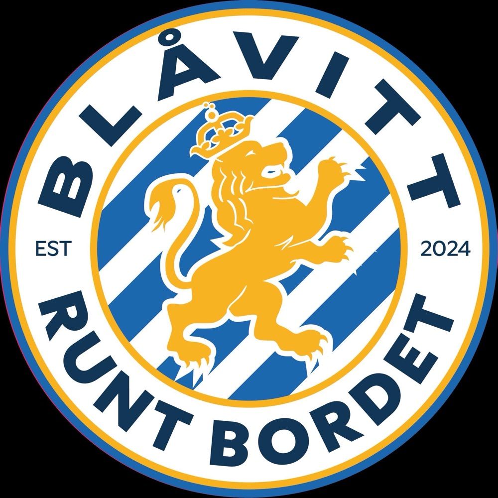 Blåvitt Runt Bordet