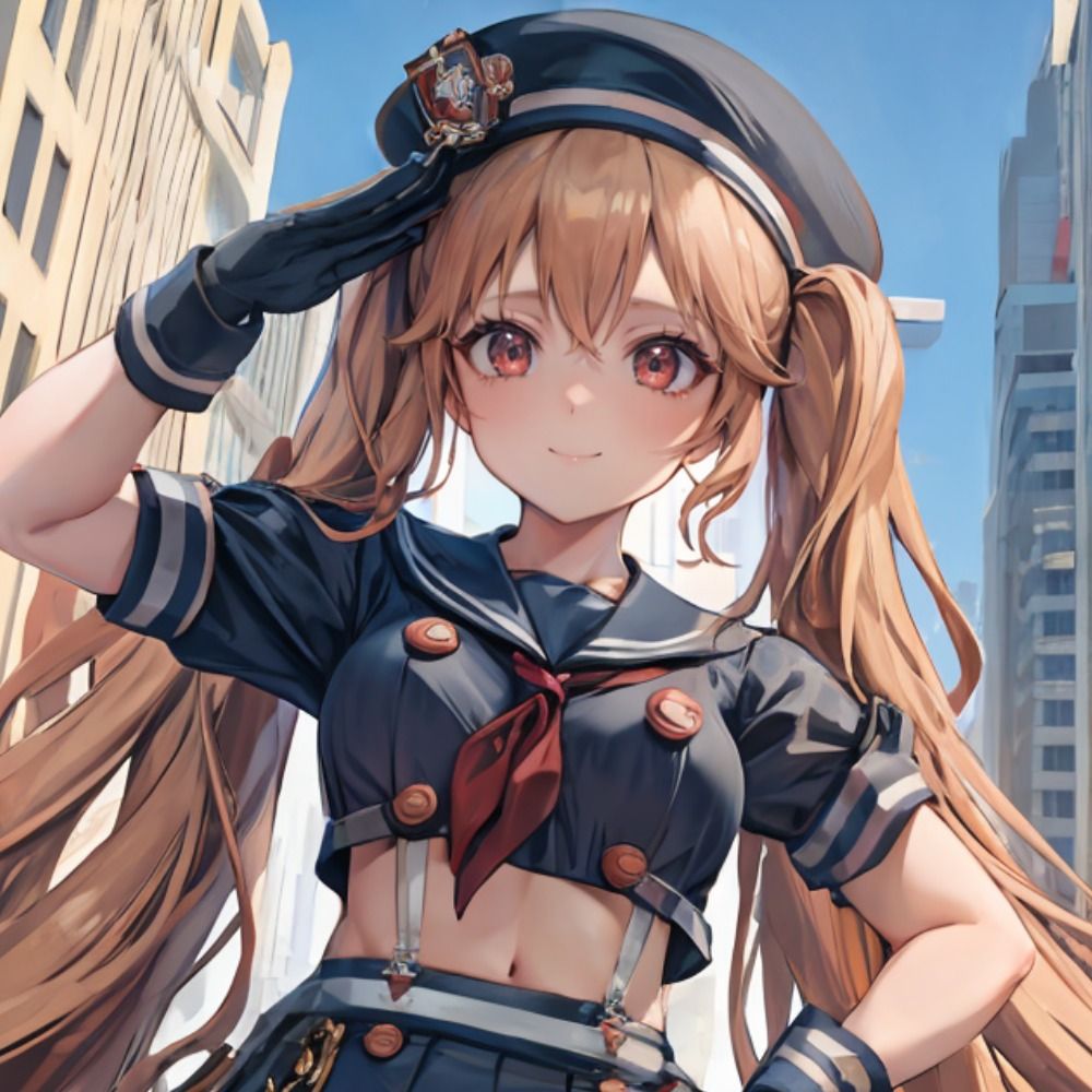 ナンバ　AIイラスト