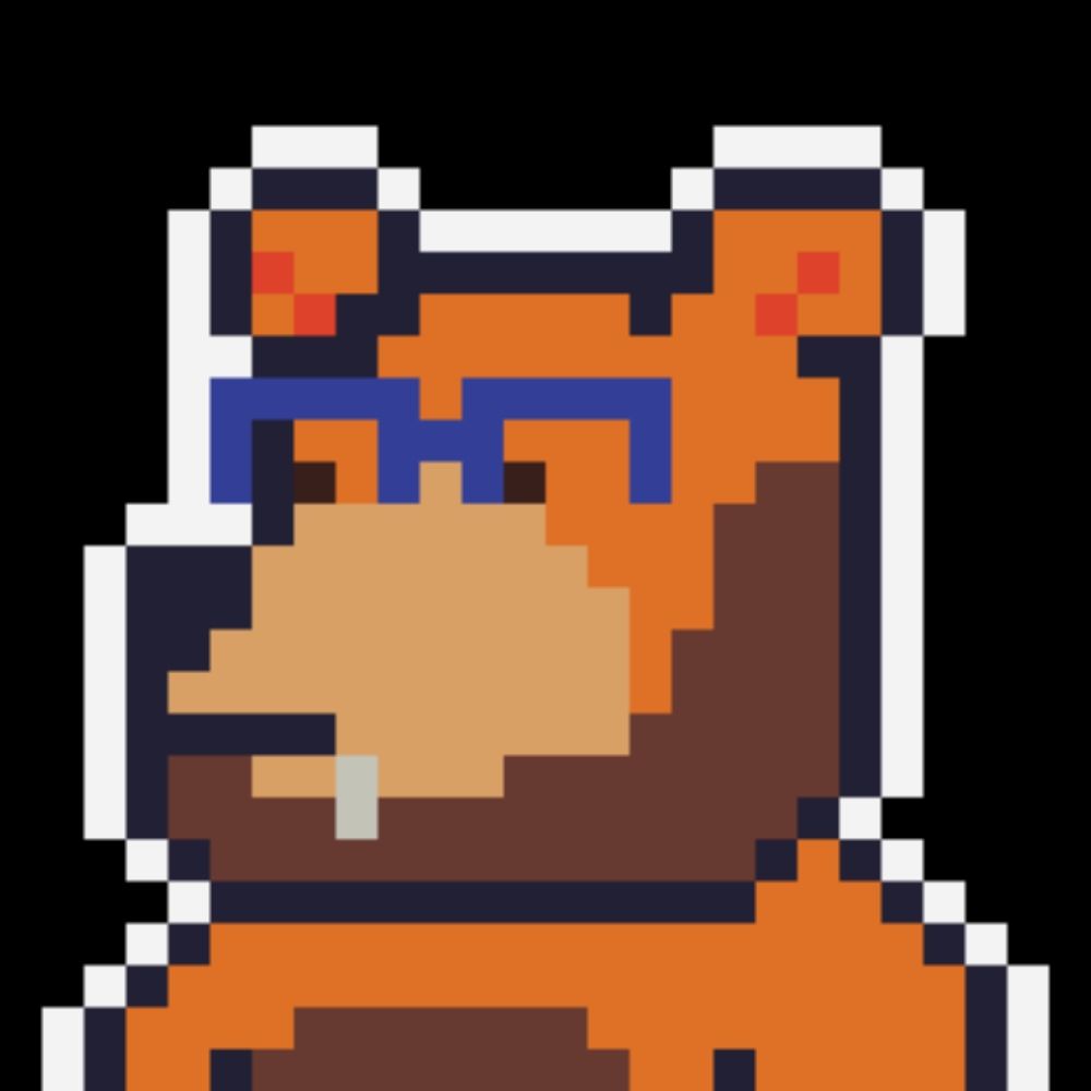 Frica, the pixelated hrothgar and bear