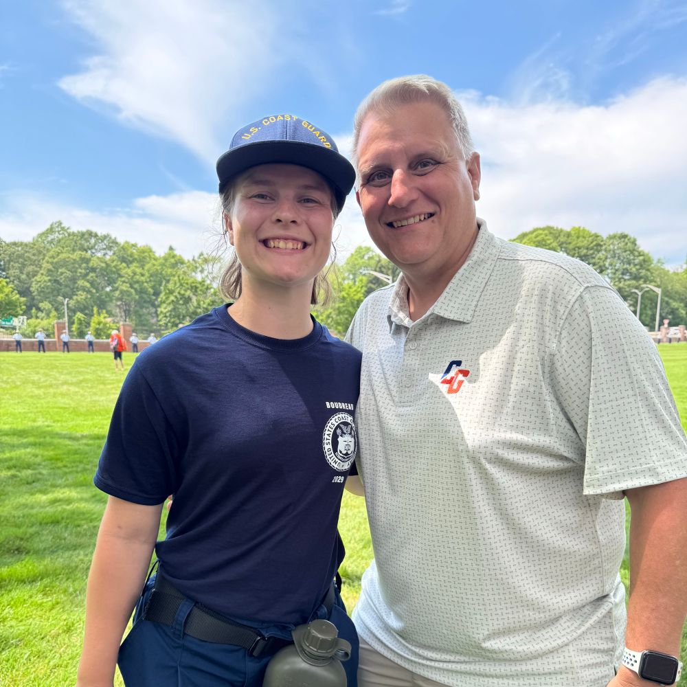 Paulie in the Act of Existing-Proud USCGA Dad