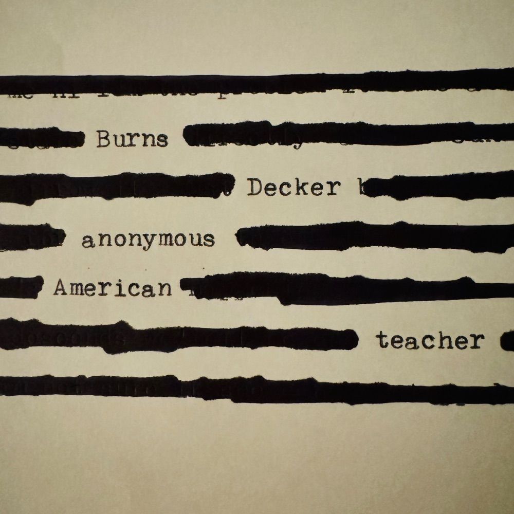 Anonymous American Teacher