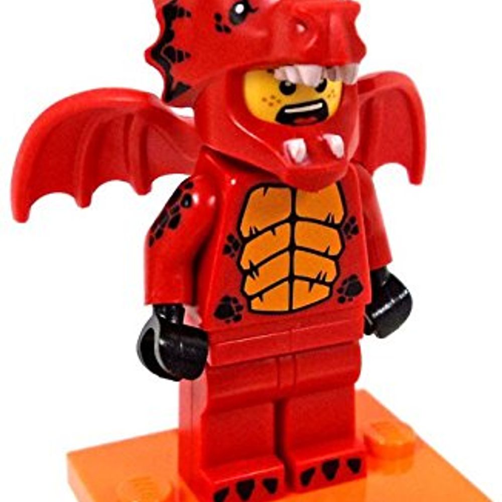 Red Lego Dragon