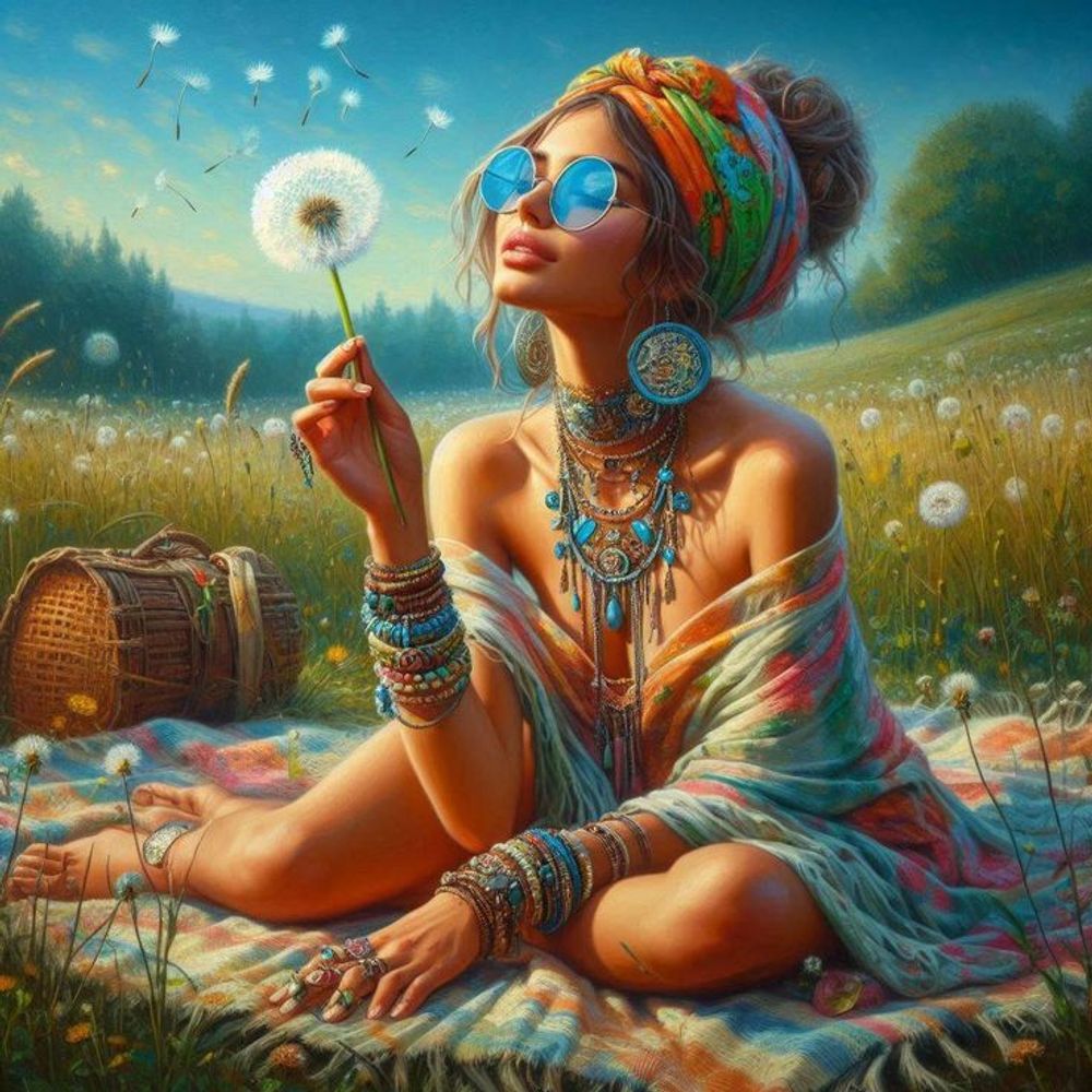 Boho Hippie Chick 