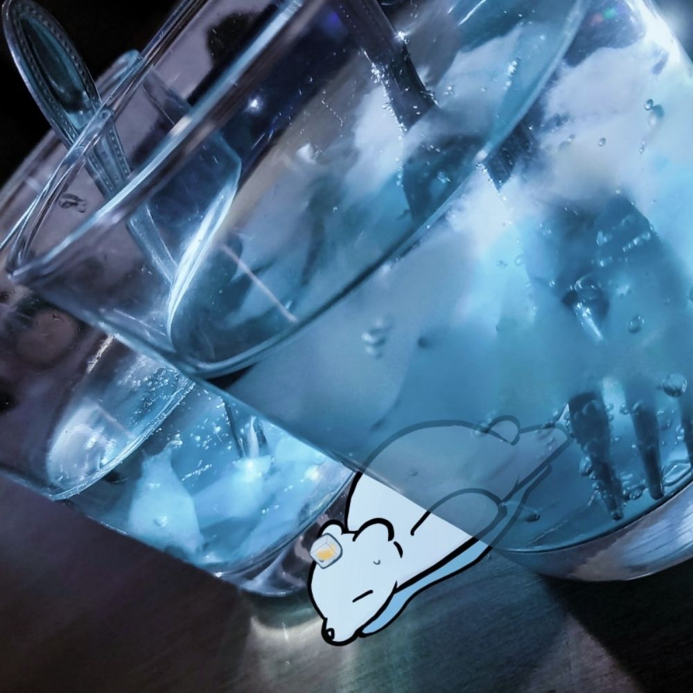 氷不足の白くま
