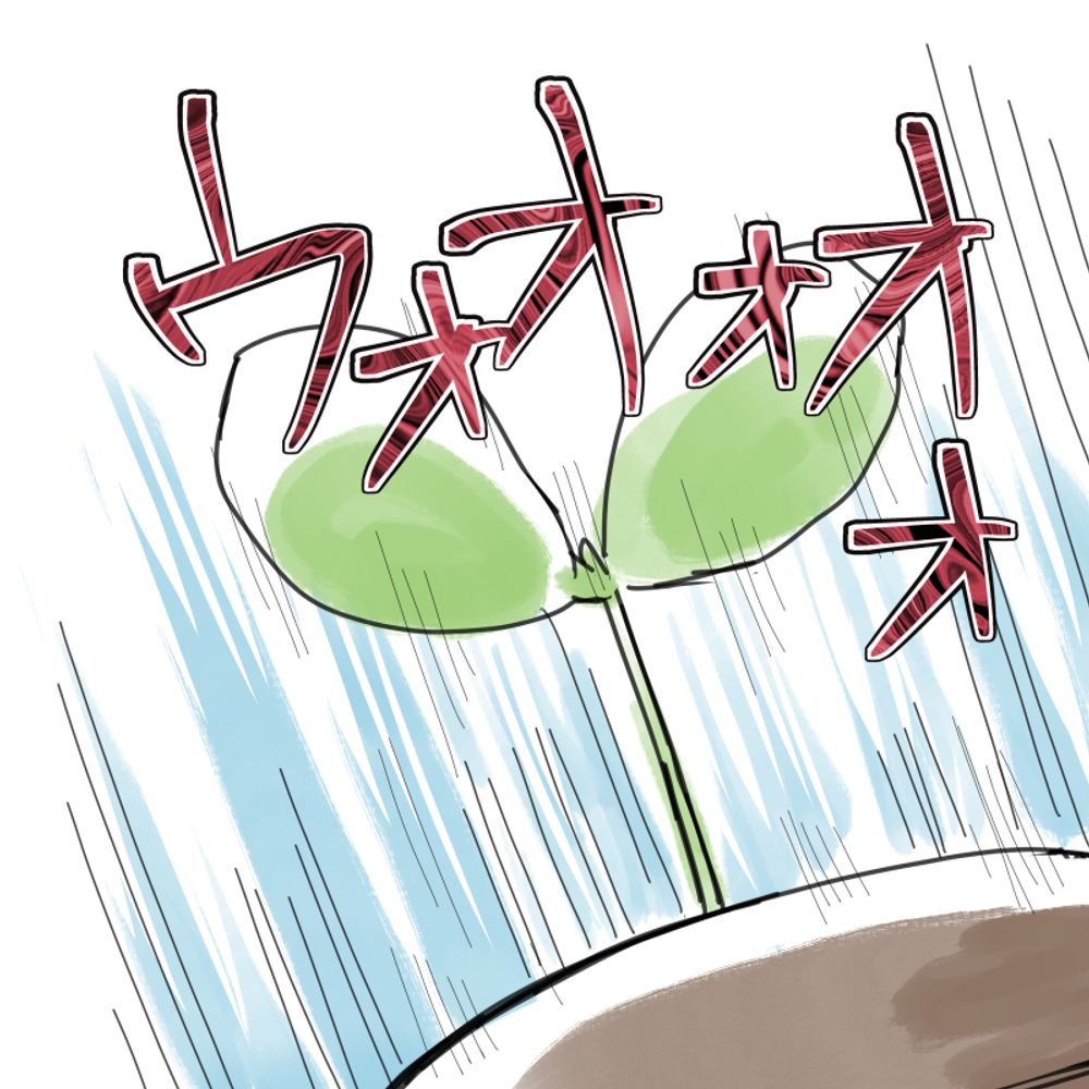 元気な植物（こじゃく）
