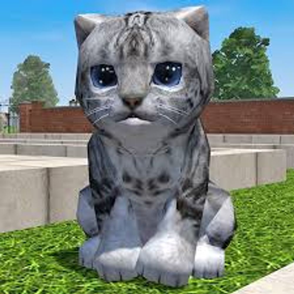 lindo gato 3d - parte 2, cat sim, soy fan #lg3p2
