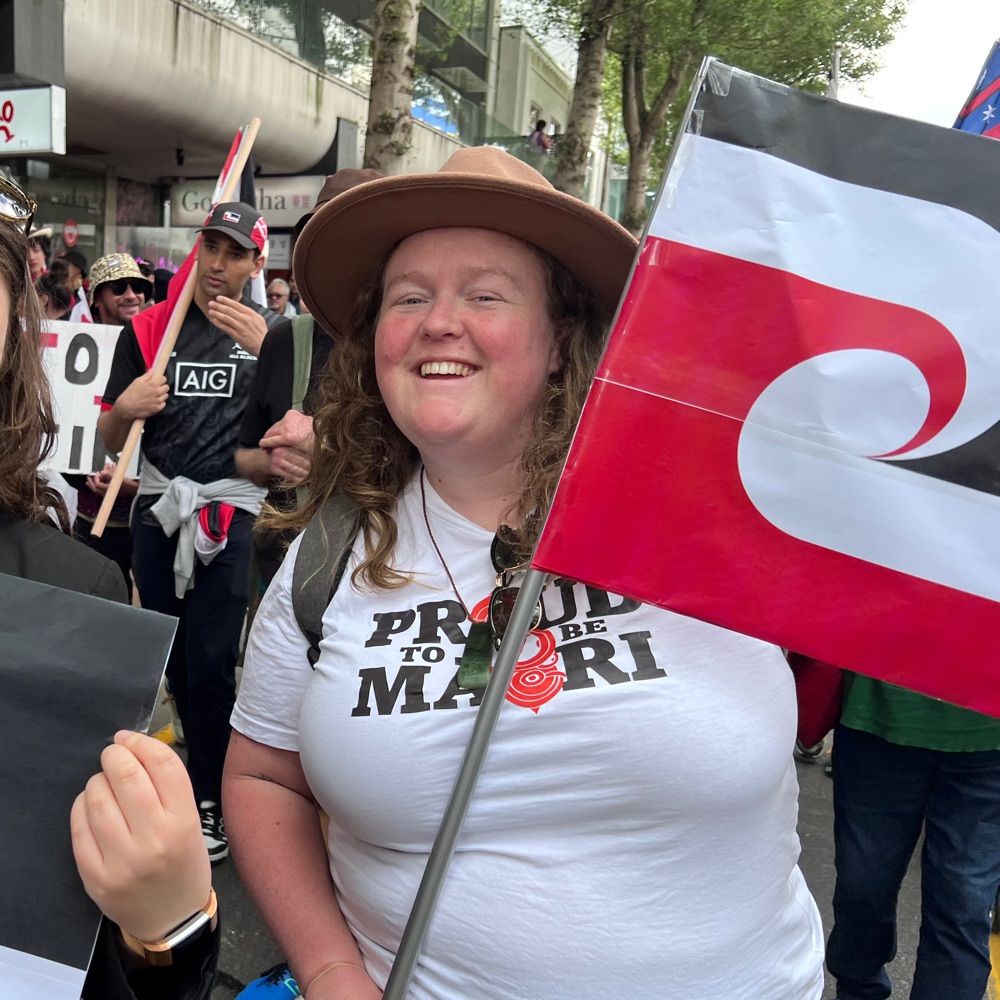 Emily says Toitū te tiriti