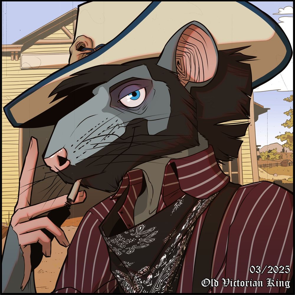 That cowboy rat with a rat hat