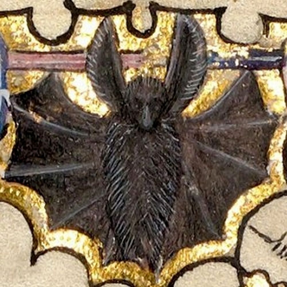 Vergoldet Fledermaus