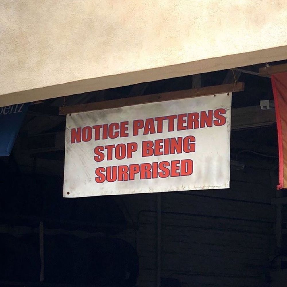 Stop Being Surprised