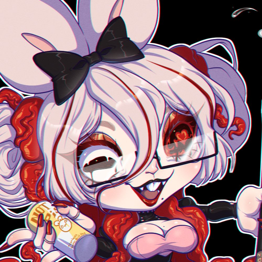 ⛧ Sin the Eldritch Bun Vtuber⛧