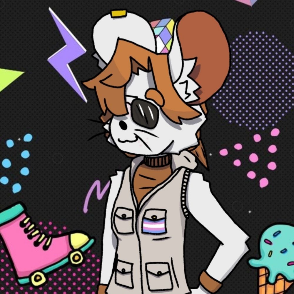 A random cartoon mouse