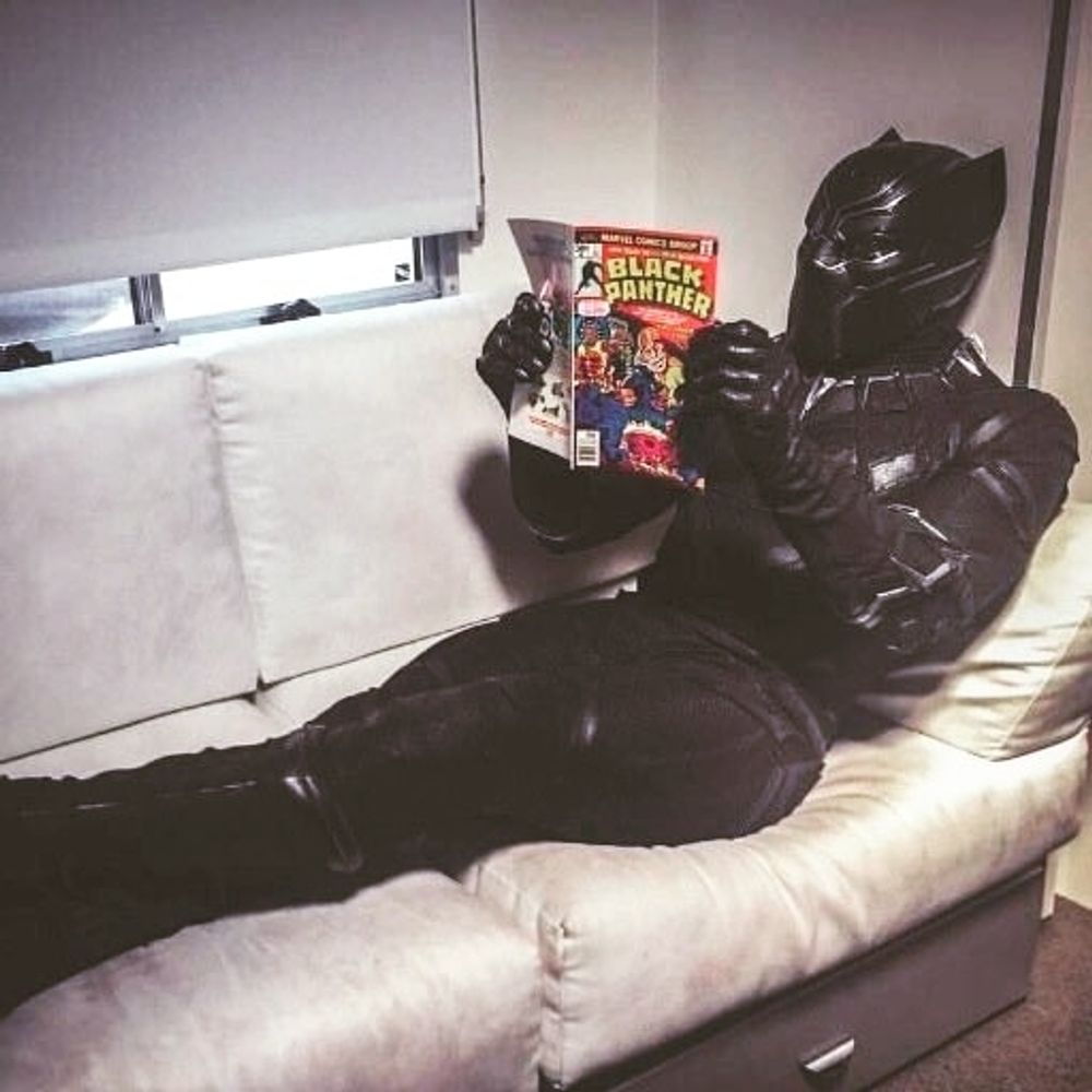 T'Chillin, lazier cousin of T'Challa's avatar