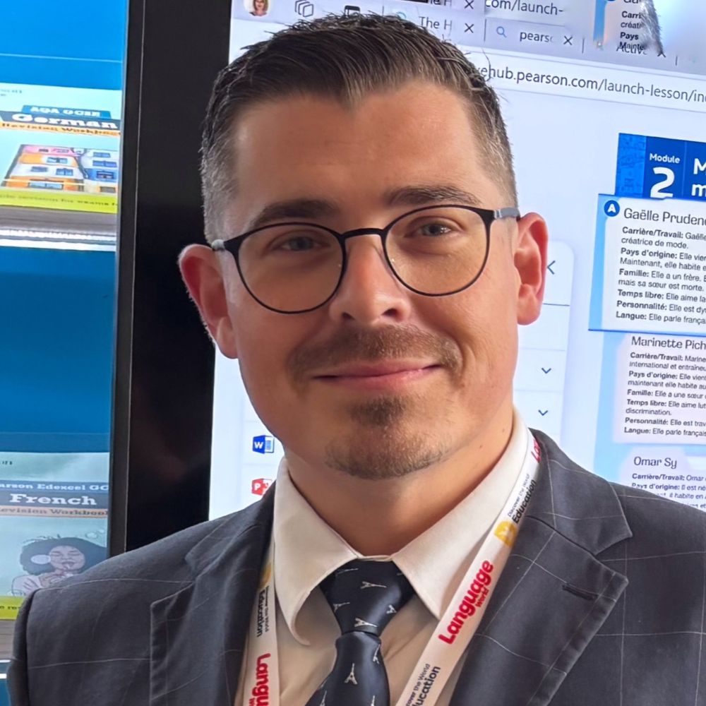 Jérôme Garnier, Pearson MFL Product Manager
