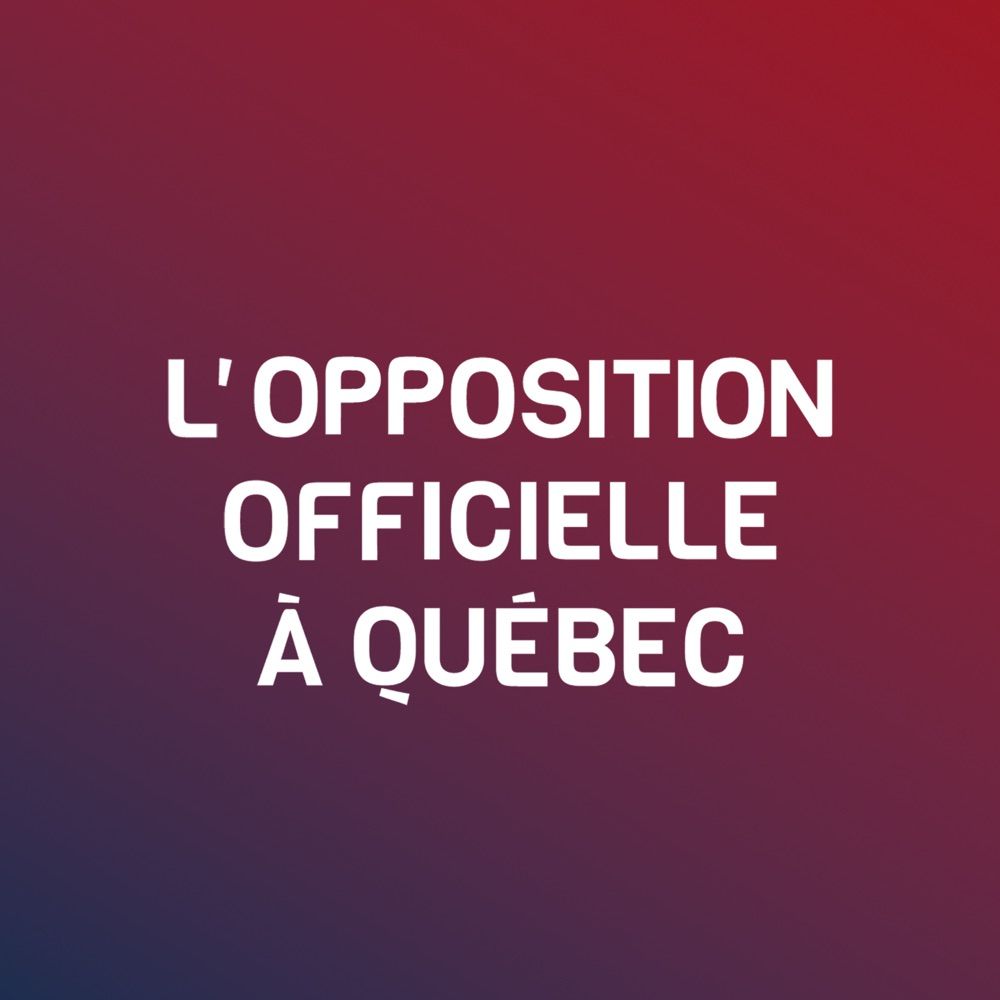L’opposition officielle à Québec