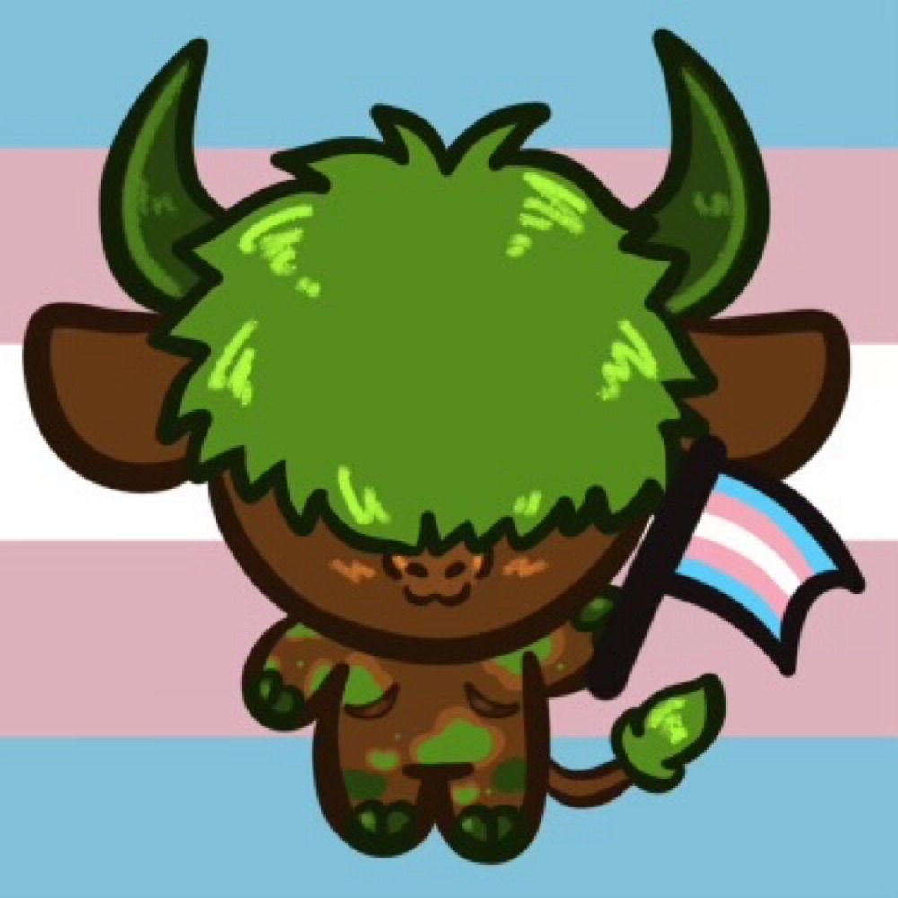 a trans bull named moss