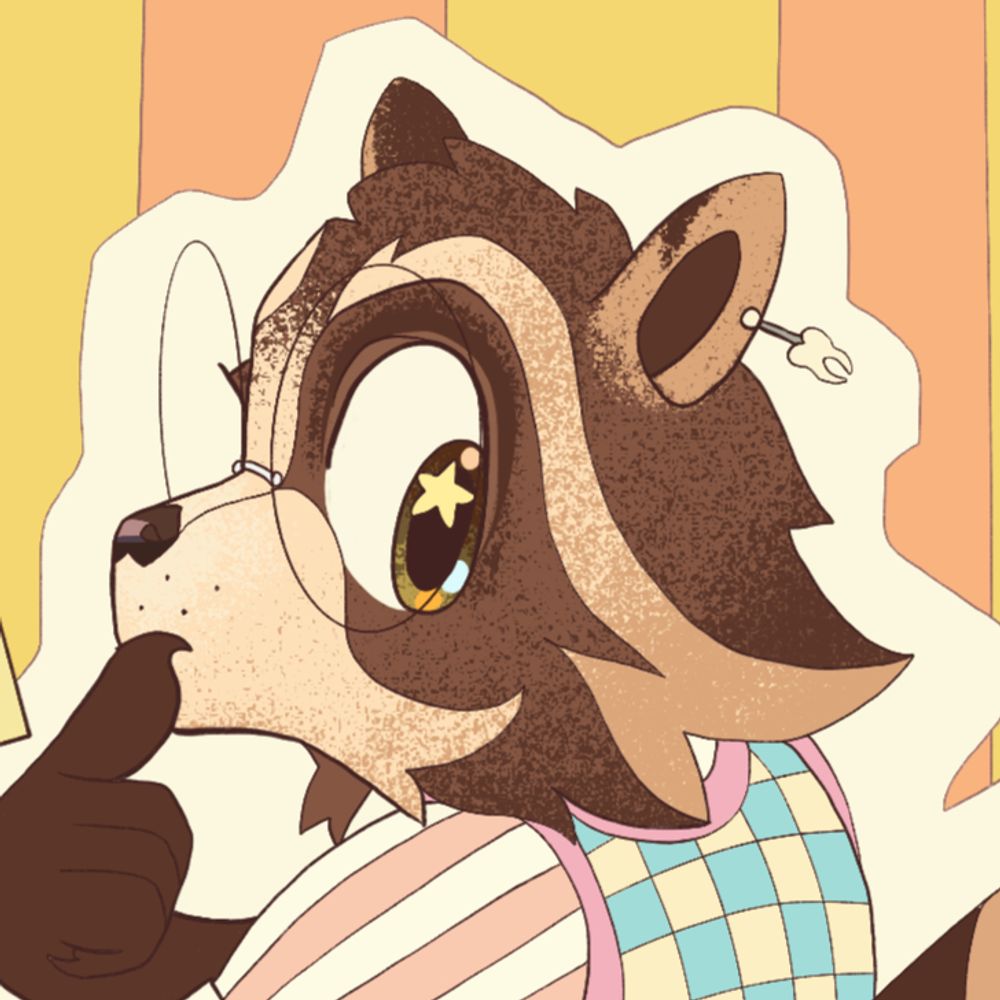 Angry rawcoon