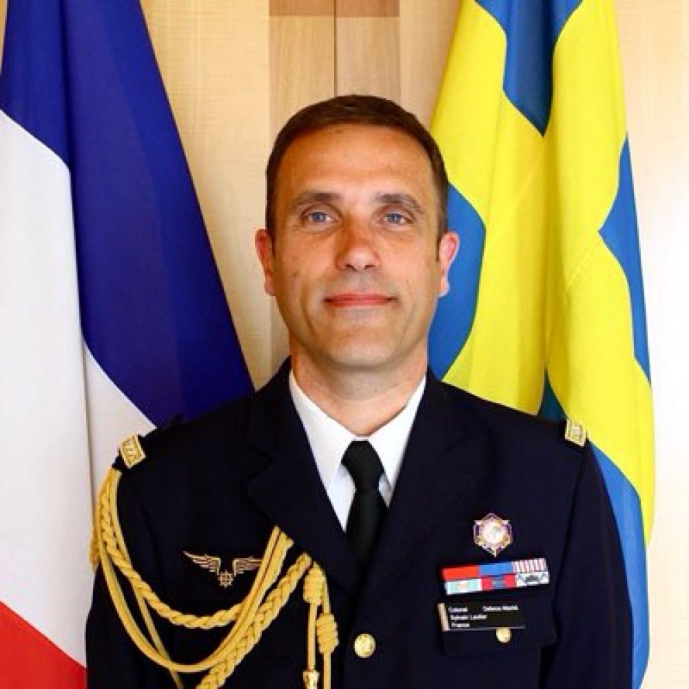French defense attaché in SWEDEN