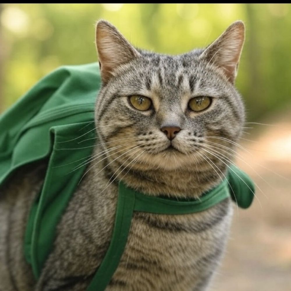 猫のリュックくん