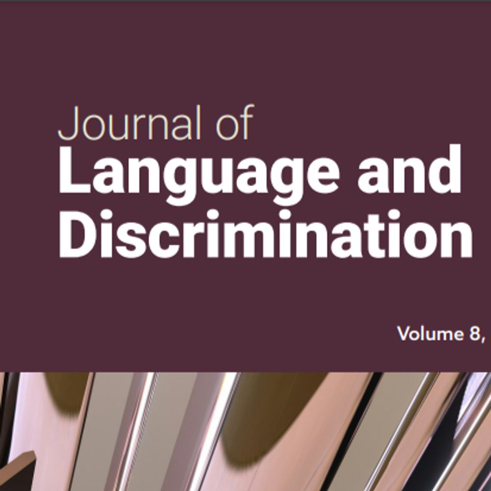 Journal of Language and Discrimination