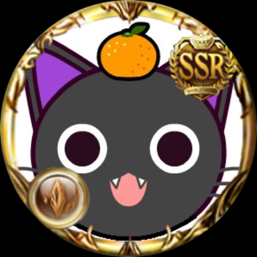 ༺　黒　・ω・　猫　༻
