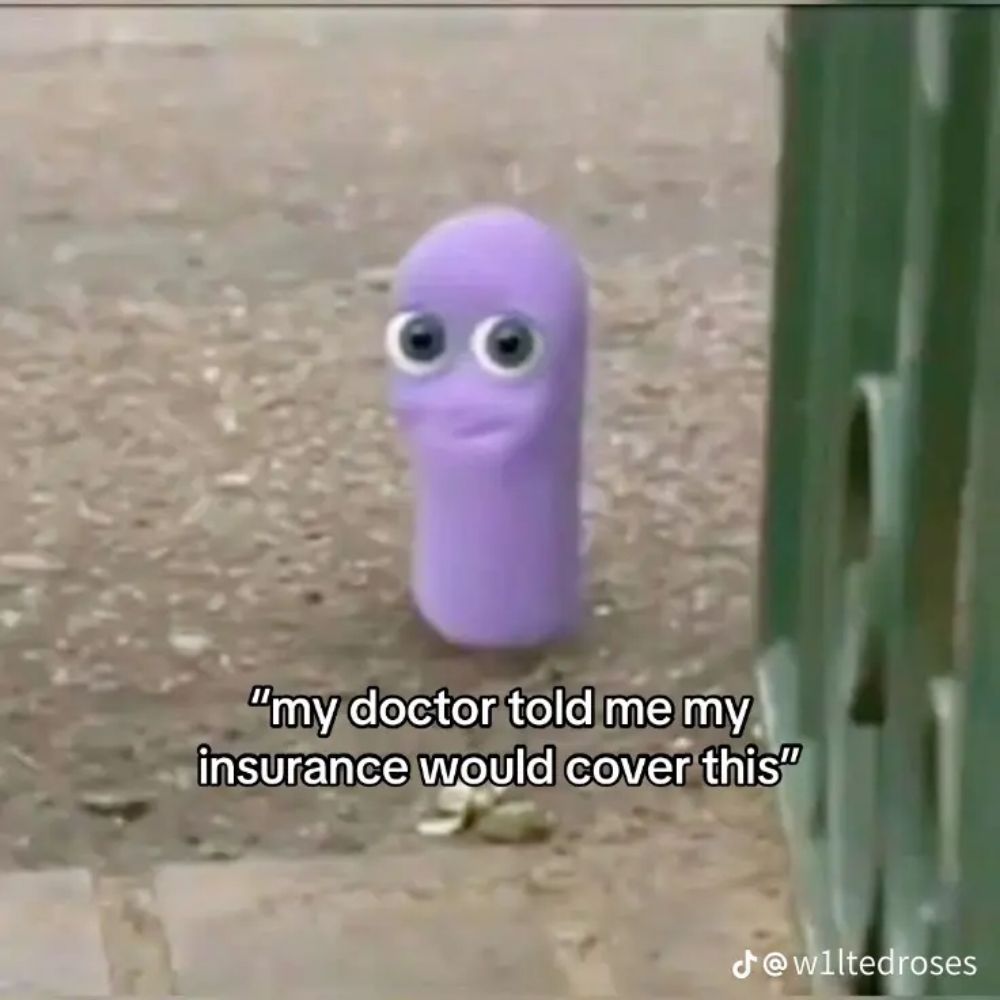 some kinda purple thing