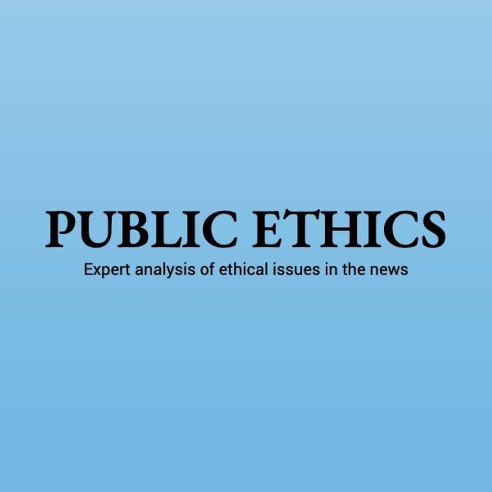 The Public Ethics Blog