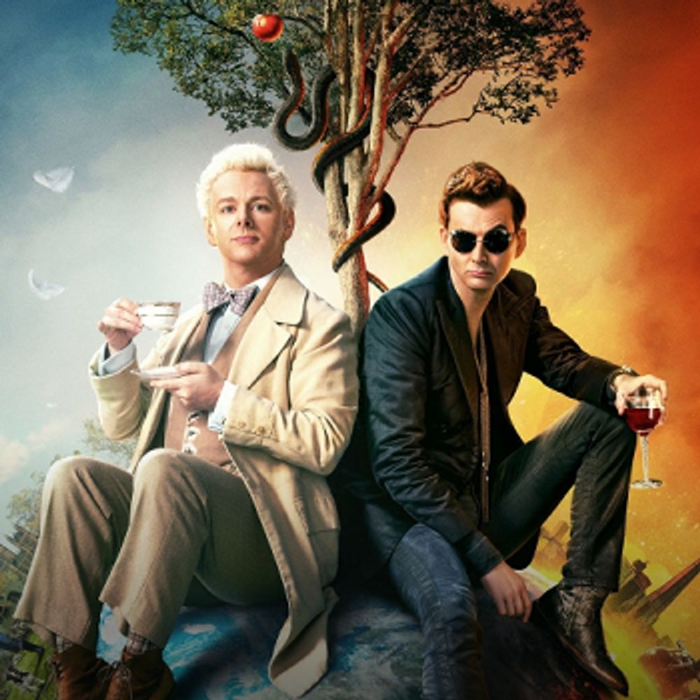 Good Omens art 👿😇