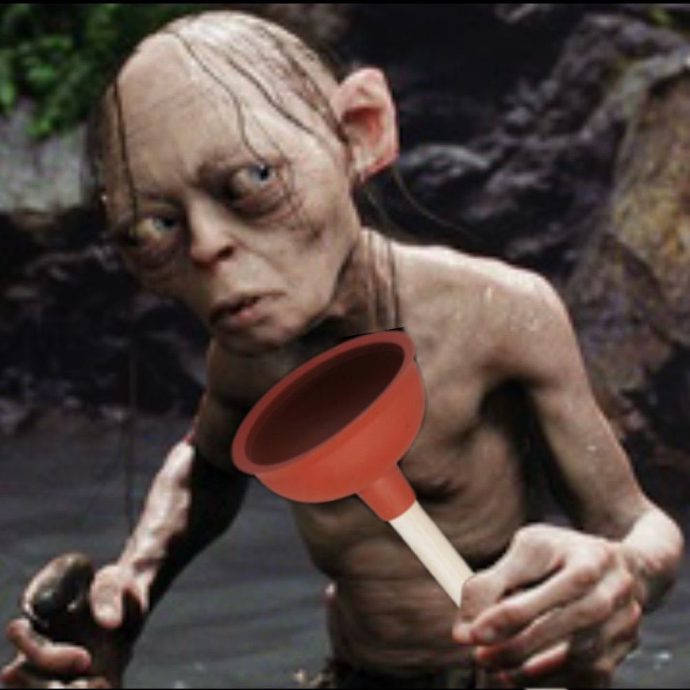 Sméagol With a Plunger