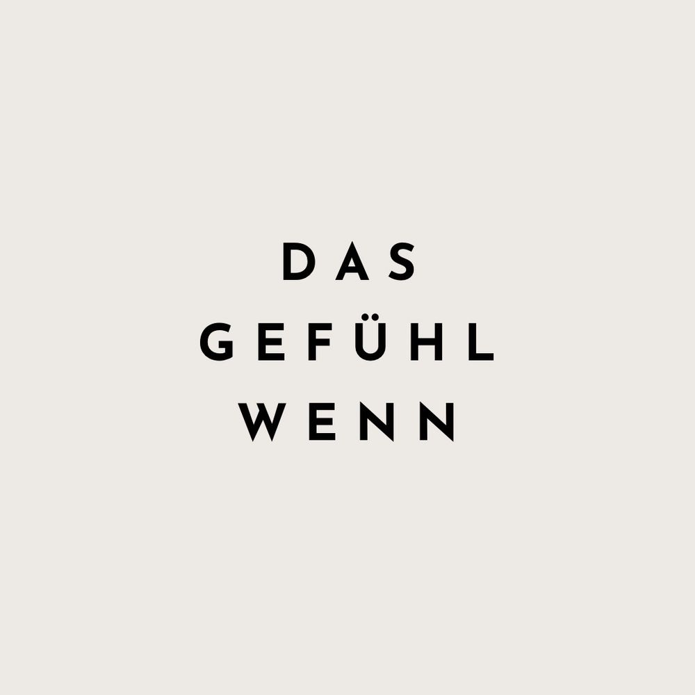 Das Gefühl