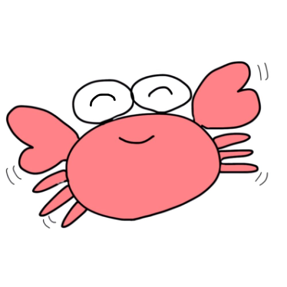 ふわふわのカニ