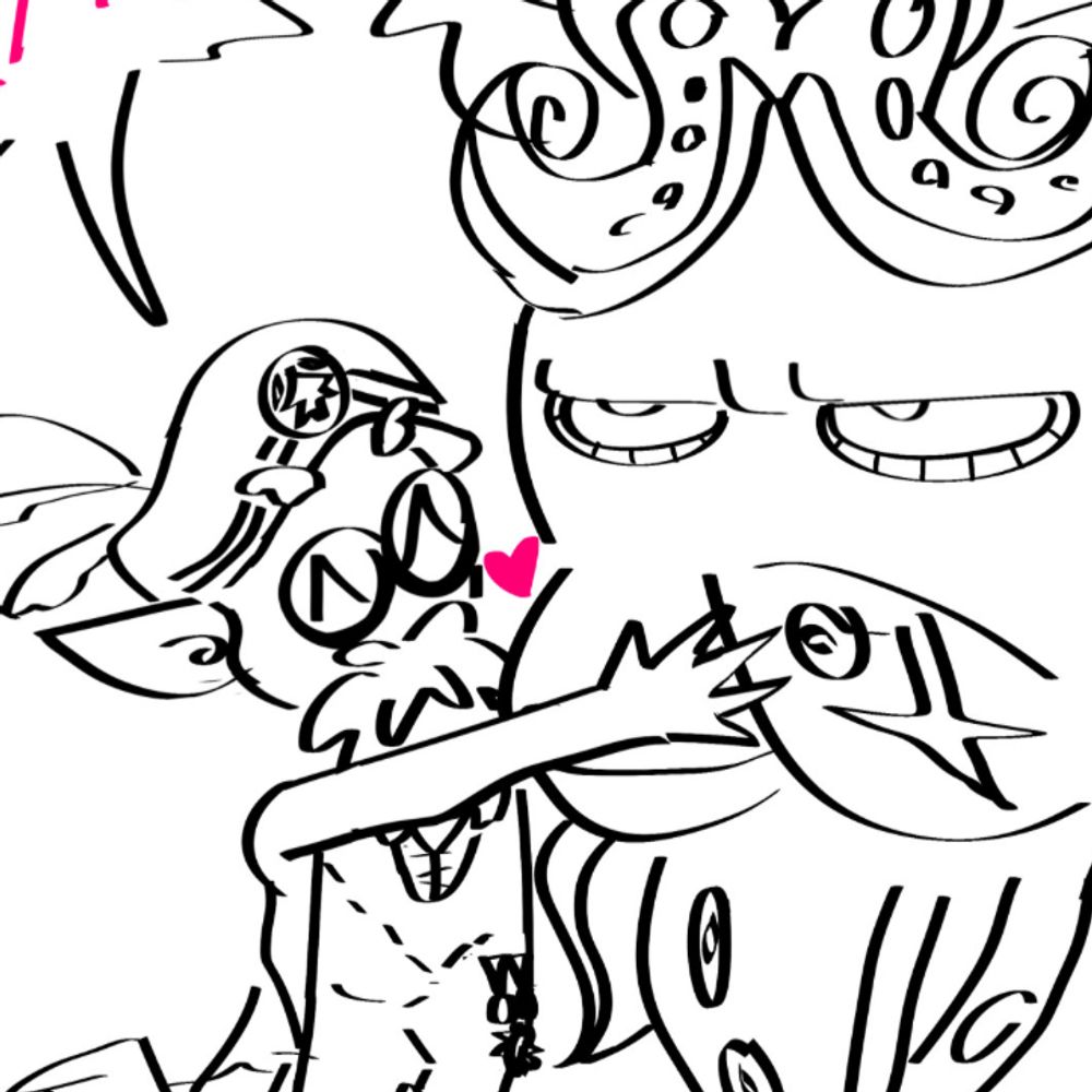 Cuttletavio posting🦑💥🐙‼️
